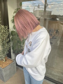 シーソー(SEE-SAW) ピンクベージュ　ボブ｜10代20代30代金沢