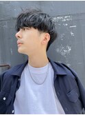 キメすぎないニュアンスショート×パーマ