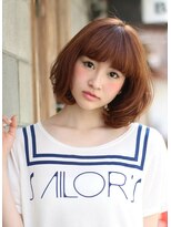 ハレ 中目黒(hale) ガーリーワンカールヘア 【hale中目黒/祐天寺】