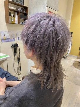 クリーム(CREAM) ハイトーン ラベンダー シルバー マッシュ ウルフ