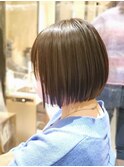 【学生必見！！黒髪でもOK】ミニボブ　＃10代髪型＃20代髪型