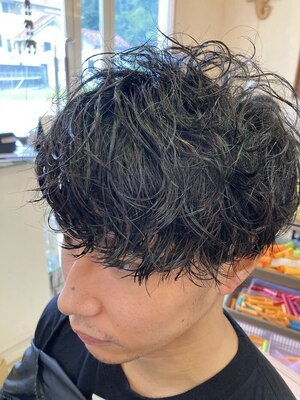 [玉島/新倉敷]男性スタイリストによる施術で安心！【カット￥3000】【カット＋パーマ￥7000】でご用意*