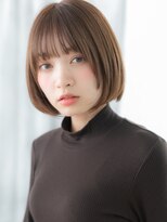 ドクターズ サロン ラブ(Dr's Salon LAB) アースカラー小顔ツヤ髪切りっぱなしボブe古河20代30代40代