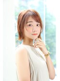 【Aere池袋】オレンジブラウン×外はねボブ☆小林　正重