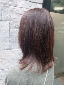 ヘアークリエイション エフ 肩下ワンレングス