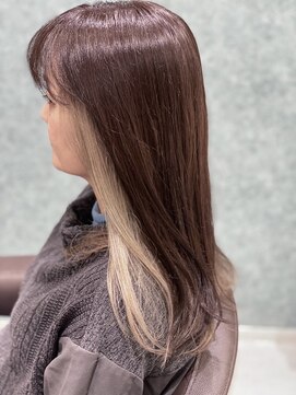 アッシュ 菊名店(Ash) ☆イヤリングカラー×ホワイトベージュ☆