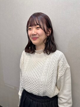 リブロ(LiBro) ココアベージュ大人ガーリーウェーブミディアム似合わせカット