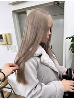 ニコ トウキョウ 渋谷(nico TOKYO)&nbsp;ホワイトミルクティー/髪質改善/ダブルカラー/ケアブリーチ/20代