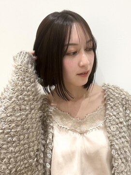 ニューヨークニューヨーク イオンスタイル東淀川店(NYNY) 切りっぱなしボブ顔周りレイヤーカット【 大阪 上新庄】