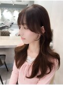 【羽田】韓国フェミニンロングヘア×顔周り小顔カット×レイヤー