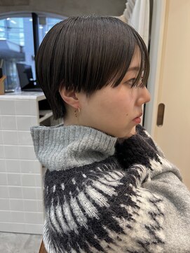 シム 千葉(sim) マッシュショート×オリーブカラー　stylist今井