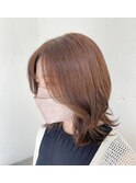横顔美人/韓国風外ハネレディ/20代30代/白髪染め