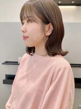 ケーツー あべのキューズモ-ル店(K-two) 顔周りカット*前髪カット*ベージュカラー*くびれヘア*ボブカット