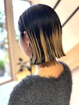 レリコ ニド(Relico-nid)&nbsp;髪質改善20代30代40代大人可愛い外ハネハイライトカラー【京都】