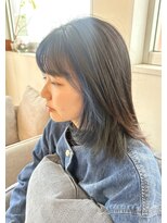 リップソウル(RIP SOUL)&nbsp;《リップソウル》フェイスフレーミングカラー＊Blue