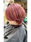 バイオレットピンク×ショート