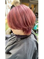 オリビアヘアー(OLIVIA HAIR) バイオレットピンク×ショート