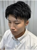 ビジネスショート メンズカット/メンズパーマ/波巻き/名古屋駅