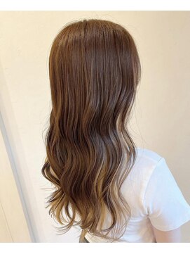 アパートメントヘアー インナーカラー/佐賀/ブリーチ/ミルクティベージュ/ダブルカラー