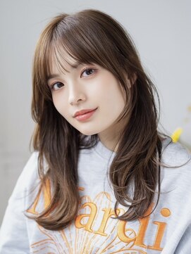 エミュー 大船店(emue) 大船駅ワンカラーブリーチなしダブルカラーオリーブブラウン30代