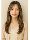 白髪を活かした白髪ぼかしハイライト