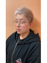 キジ(KIJI)&nbsp;ベリーショート/バズカット/ホワイトアッシュ/ホワイトカラー