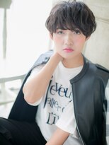 モッズ ヘア 福岡姪浜店(mod's hair)&nbsp;mod's姪浜/アッシュブラック似合わせカット抜け感小顔ショートj