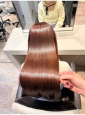 髪質改善トリートメントで叶う美髪ストレート レイヤーカット