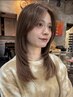  【窪島５.６月限定】カット+透明感カラー+選べる髪質改善ケア　￥24,200