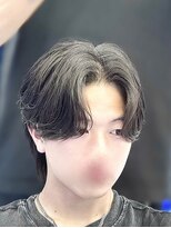 メンズヘアセンス 渋谷(MEN'S HAIR SENSE)&nbsp;ニュアンスパーマ/センターパート/メンズ/眉毛/フェザーパーマ