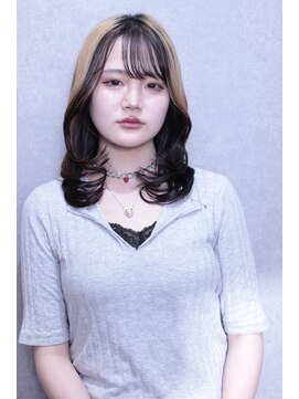 リメル 奥沢自由が丘店(Remel) ミディアムレイヤー/顔周りレイヤー/韓国風/ワンカール/自由が丘