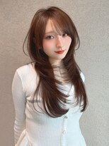 ロンドシトリン 四条烏丸(Lond citrine)&nbsp;【五島巨幹】ハッシュカット/前髪/顔周り/ストレート