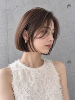 プレイス(PLACE)&nbsp;タッセルボブ×艶ブラウン
