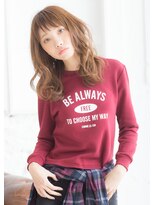 ヘアーズベリー 八戸ノ里店(hairs BERRY)&nbsp;束感ミックスのウェーブがスイートな魅力を発揮