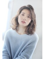 モッズ ヘア 目黒店(mod’s hair) ウェーブ風ナチュラルロブ【CASPIENNE 2015/S.S】