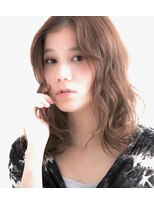 リノナ(Linona)&nbsp;グレージュ×シースルーバング ゆるウェーブ【Linona /リノナ】