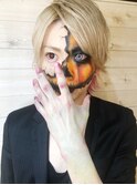パンプキンスカルメイク