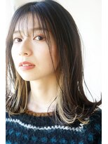 トリッカ 銀座(tricca)&nbsp;イヤリングカラー/ミディアム/髪質改善