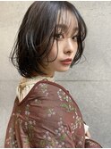 暗透明感シアーブラウン