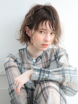 リンダバイネオリーブ 白楽店(Linda by neolive) インセントな表情を引き出す、ウェットカール束巻ボブ