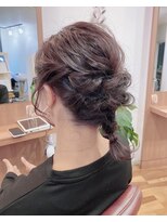 ルシードスタイルビーシャイン(LUCIDO STYLE B SHINE)&nbsp;豊橋ビーシャイン★トワイライトパープル×編みおろしアレンジ