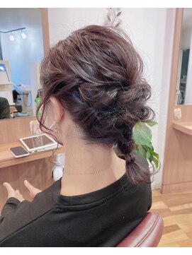 ルシードスタイルビーシャイン(LUCIDO STYLE B SHINE) 豊橋ビーシャイン★トワイライトパープル×編みおろしアレンジ