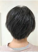 ショートマッシュレイヤーボブ