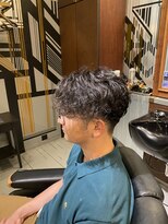 ヤード(YARD)&nbsp;ツーブロックマッシュ　スパイラルパーマ