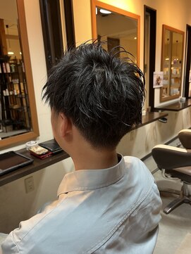 グリーンルーム(Green Room) 【Green Room 佐藤】ツーブロックショートスタイル