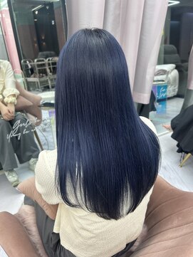 ガーランド(Girland) 【girland】ブルーカラー/韓国風/レイヤーカット