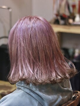 キミ(kimi) 【kimi自由が丘】ラベンダーピンク×裾カラー