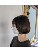 切りっぱなしボブ