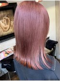 #ハイトーンカラー#ピンクカラー#韓国ヘア