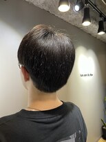 スカイブルー(Sky Blue)&nbsp;ツーブロックマッシュ